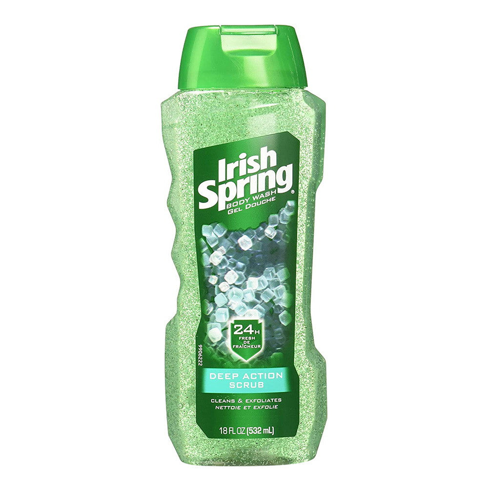 Irish Spring Body Wash, Deep Action Scrub, 18 Oz